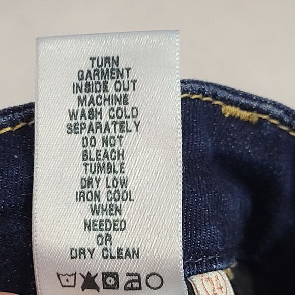 New JEN 7 For All Mankind Women's (24) Blue Legging Ankle Stretch Jeans $99 - Picture 10 of 13